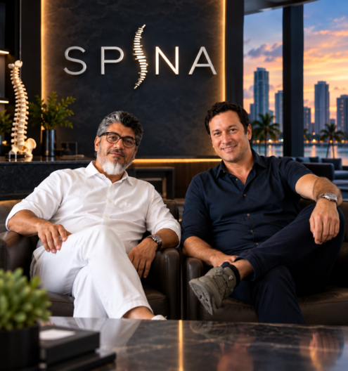 Dr Khan and Leonardo Capobianco